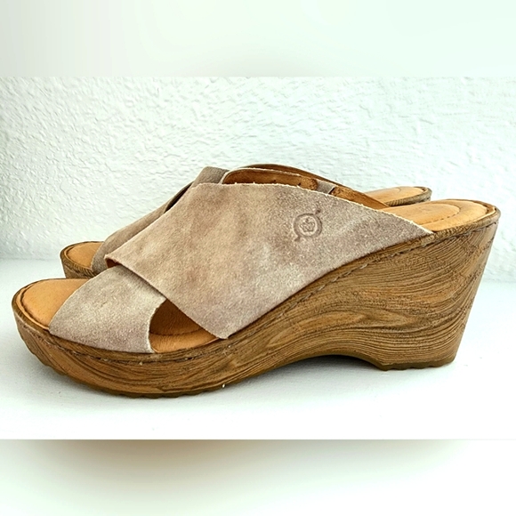 Born Nora Sandals suede Size 9 - Picture 3 of 6